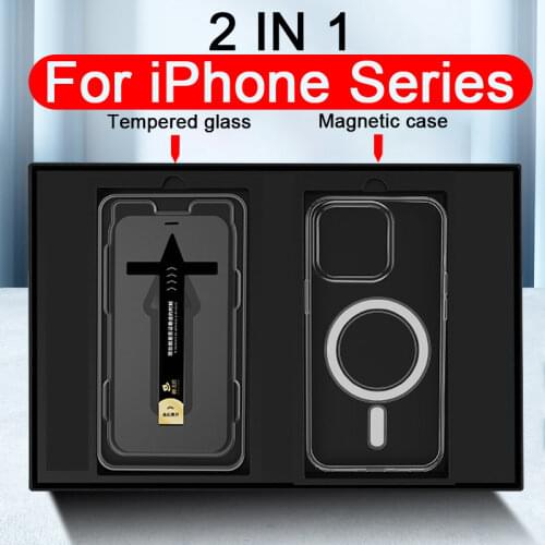 MAGSAFE MAGNETIC Protective Glass On The Phone