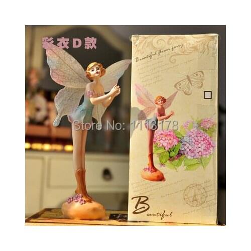 Fashion resin wedding cake toppers Home Furnishing lovely doll angel girl wedding room decorations figurines