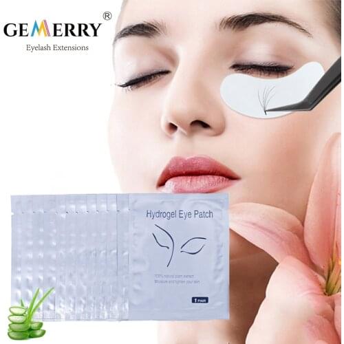 Hydrogel Eye Patch Under Eye Lash Pads For Eyelashes Extension Grafting Mask Makeup Tools Gel Lint Free Building Paper Patches