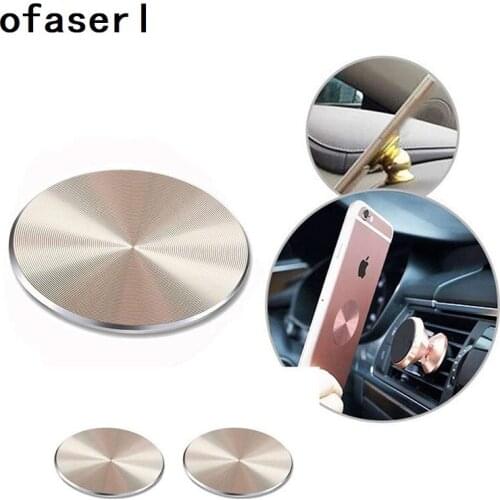 Ofaserl Original Metal Plate Circular Square Iron Plate With 3M adhensive Specially Used For Magnetic Car Phone Holder Accessory