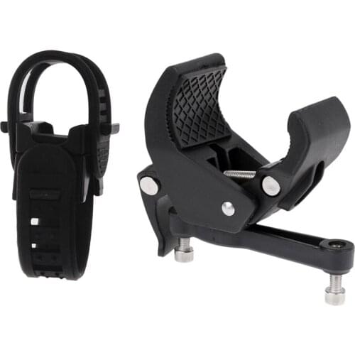 Plastic Bike Flashlight Cage Holder and Bike Handlebar Water Bottle Cage Holder