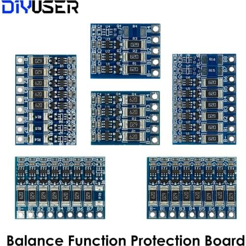 5S 21V 4.2V Balance Function Protection Board 68mA 5S Li-ion Lipo Battery Lithium 18650 Batteries Balanced 3S 4S 5S 6S 7S 8S