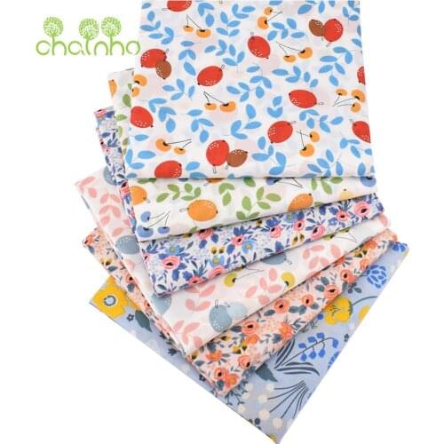 Printed Plain Cotton Fabric,Refreshing Berry,DIY Sewing Quilting Poplin Material For Baby&Childrens Shirts,Skirts&Dress