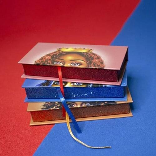 Empty Eyelash Packing Box Mink Lashes Boxes Empty Eyelash Package Boxes Case Lashes Rectangle Box 11.1x9x2.2CM