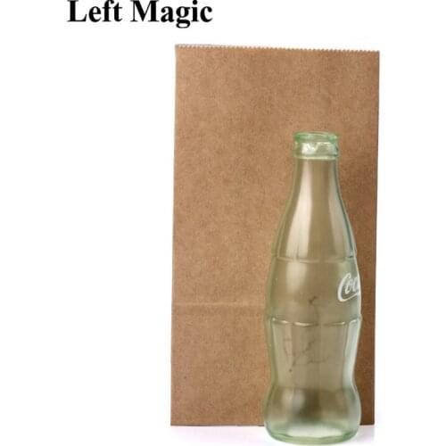 Vanishing Cole Bottle Empty Magic Tricks Coke Stage Close Up Illusions Accessories Mentalism Fun Magic Props Classic Toys Gimmic