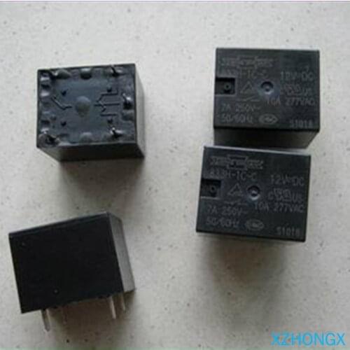 Relay 833H-1C-C 12V 833H-1C-C-5VDC 833H-1C-C-12VDC 833H-1C-C-24VDC 833H 1C C 24V 5V 10A 5PINS