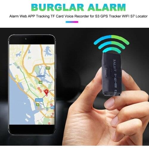 S3 GPS Tracker GSM AGPS Wifi LBS S7 Locator Super Mini Size Free Web APP Tracking Voice Recorder GPS Car Tracker