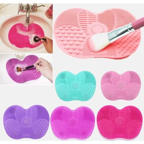 1 PCS silicone scrub pad makeup brush cleaning, foundation, makeup brush, wipe board, makeup brush, cleaning pad hand tools