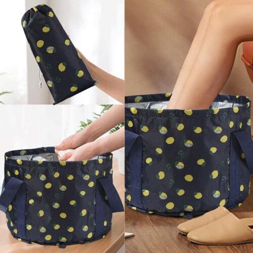 Foldable Basin Foot Tub Travel Camping Wash Basin Fishing Folding Basin Foot Bath Sink Washing Basket Spa Foot Bath Bucket