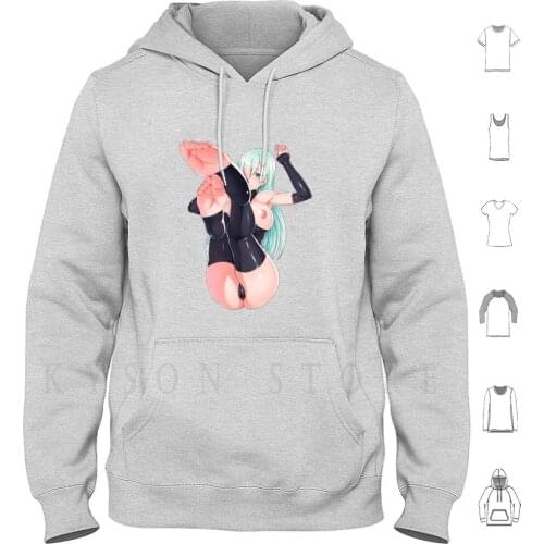 Elizabeth Liones Lewd Ass | Nanatsu No Taizai ( 7 Deadly Sins ) Hoodies long sleeve Cotton Elizabeth Liones Elizabeth