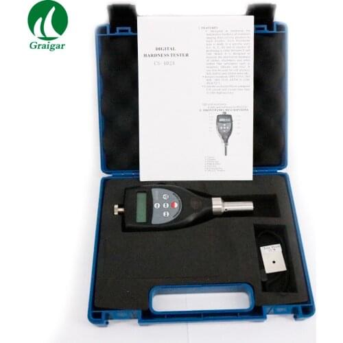 Hardness Tester CS-402A with Type A Durometer Test Block Kit Type A Rubber,Elastomers Leather and Similar Materials 10~90 HA