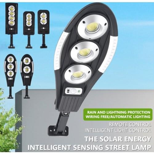 Led Solar Street Lights Outdoor Solar Lamp 18650 Rechargeable Battery Waterproof Motion Sensor Lighting For Garden Patio Path