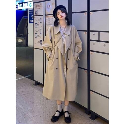 Женские длинные плащи WHOHOLL China At AliExpress