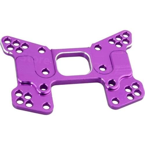1Pcs 106023 HSP RC 1/10 Scale Model 06037 Aluminum Alloy Rear Shock Tower Upgrade Parts Remote Control Cars Purple