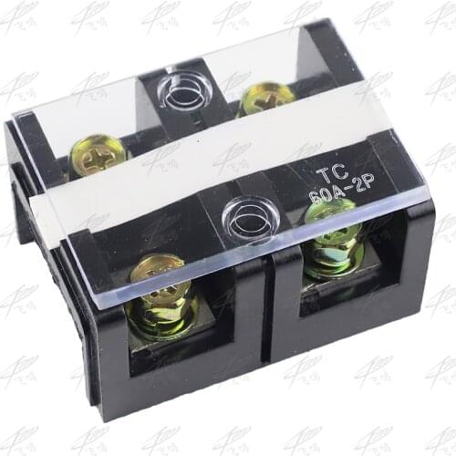 1PCS TC-602 TC602 Fixed Terminal Double Row Screw Terminal Block Terminal Connector Cable Header Copper