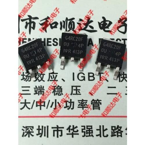 10pcs/lot G4RC20F IRG4RC20F New Spot TO-252 600V 12A