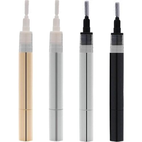 100Pcs 3ml Refillable Aluminum Twist Pens Cosmetic Container Empty Eyelash Growth Oil Liquid Pen