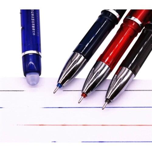 144 Pcs Magic Gel pen 0.5mm Four-color refill Erasable Pen Stationery Gift Pen Promotion Pen Length 150mm Student Office