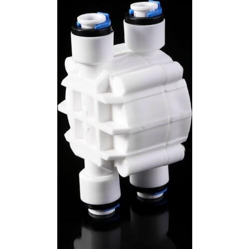 4 Way RO Auto Shut-Off Valve Switch 1/4" Water Purifier Reverse Osmosis System