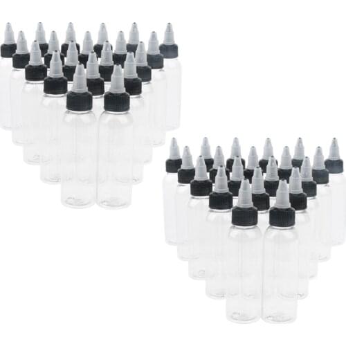 40x Bottles Painting Applicator Salad Sauces Dispenser Oil Container 1oz