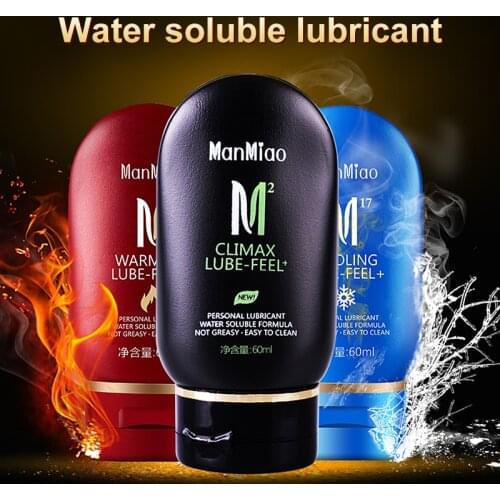 60ml Sex Lubricants for Couple Warming Cooling Lubricant Sex Silky Thick Water-based Sex Erotic Oil Vaginal Anal Gel Sex Tools