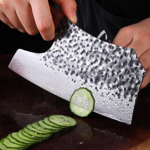 7.2 Inch Effortless Kitchen Knife 4Cr13 Stianless Steel Chef Slicing Knives Handmade Forged Blade Cooking Knife Kitchen Tools