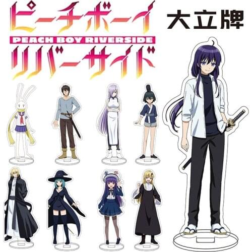 Anime Peach Boy Riverside Saltherine Aldarake Kibitsu Mikoto Frau Acrylic Cartoon Figure Stand Model Plate Tabletop Toy Cosplay