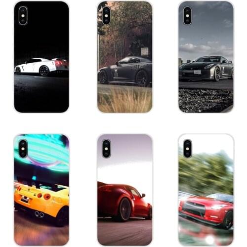 For Xiaomi Mi4 Mi5 Mi5S Mi6 Mi A1 A2 5X 6X 8 9 Lite SE Pro Mi Max Mix 2 3 2S Nissan GT R Super Sport Car Cell Phone Shell Covers
