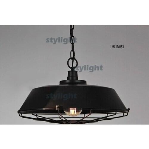 Diameter 36cm North Europe style loft2 warehouse creative restaurant bar vintage American country wrought iron pendant light