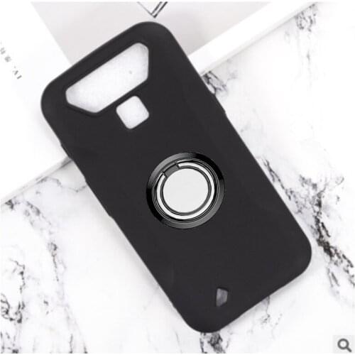 For Cubot Quest Lite Back Ring Holder Bracket Phone Case Cover Phone TPU Soft Silicone Cases for Cubot Quest Lite