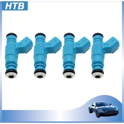 HTB 4pcs 0280156250 4L5E-B5A Fuel Injector Nozzles Fit For Ford For Ranger 4.0L V6 2004 High Quality Car Accessries