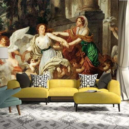 Custom Photo Wallpaper Murals European Oil Painting Last Supper Large Wall Painting Living Room Background Wall Mural Wallpapers