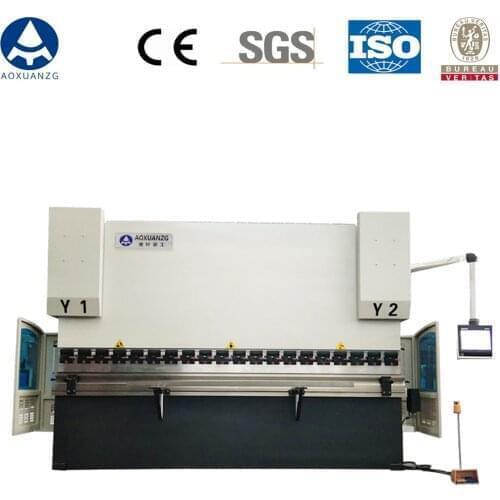 4+1 Axis CNC Hydraulic Press Brake, DA58T System Bending Machine for 2 MM 4 MM Stainless and Carbon Steel Sheet Bending Forming