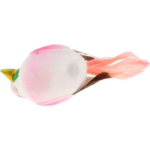 Artificial Colorful Shining Mini Birds Kids Floral Craft Photograph Party Wedding DIY Festival Decoration Gift Set of 6