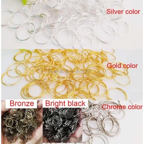 600pcs 11mm Ring 5 color Stainless Steel Rings Crystal For Chandelier Ball Parts Diy Bead Curtain Accessories Connecting Octagon