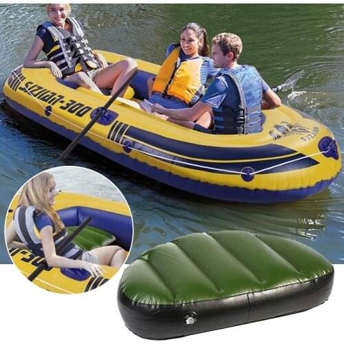 Inflatable Seat Cushion Waterproof Wear-resistant Comfortable Blow Up Seat Pad Inflatable Cushion Suitable For 2-3 People