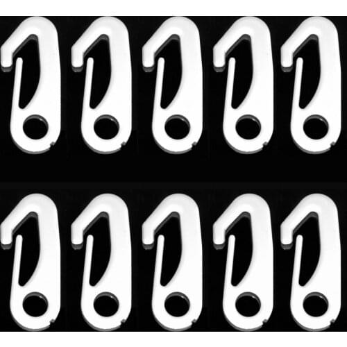 Nylon Flag Pole Clip Flag Snaps Hook Flag Pole Attachment (Pack of 10,20,50,100) Flagpole Hardware