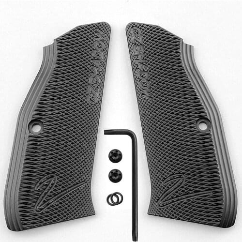 New CZ75 Grips Aluminium Alloy Grips for CZ 75 Full Size, SP-01 Series, Shadow 2, 75B BD, Gun Grips with Screws