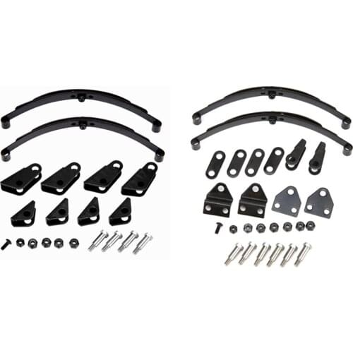 Front & Rear Hard Leaf Springs Suspension Steel Bar for 1/14 Tamiya RC Tractor Trailer Truck Upgrade Parts Accessories