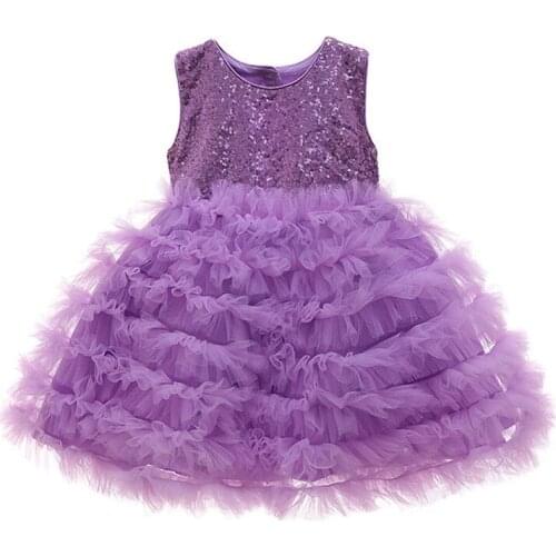 Baby Girls Dress Birthday Party Princess Dress Girl Clothes Tutu Evening Dress For Girls Performance Costume Wedding Dress