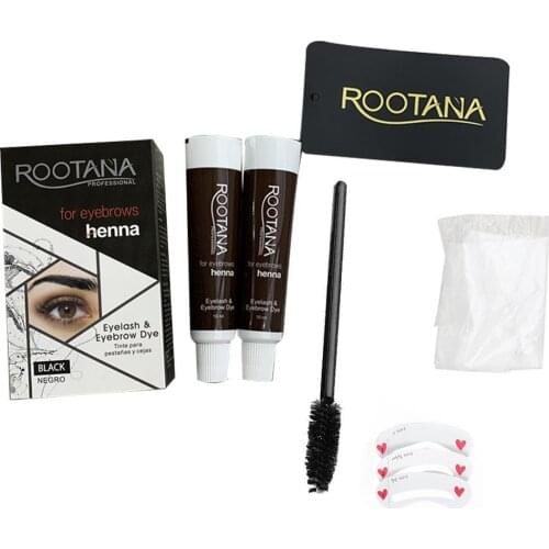 Professional Eyebrow Dyeing Cream Lasting Waterproof Eyebrow Tint Eyelash Mascara Enhancer Tattoo Pen Kit Eyebrow Cream Pigment
