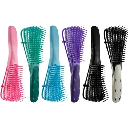 Scalp Detangling Massage Brush For Women Afro Natural Hair African 4C Kinky Curly Long Wavy Hair Scrub Styling Tool