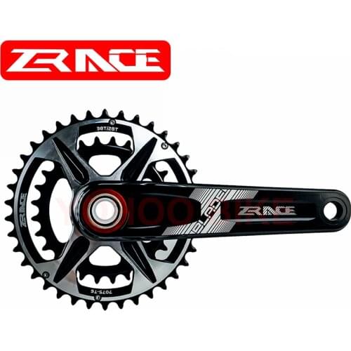 ZRACE Bicycle Crankset Eagle Tooth BLADE 2 x 10 11 12 Speed For MTB XC / TR / AM 170 / 175mm,38-28T, BB68/73 Bike Chainset Parts