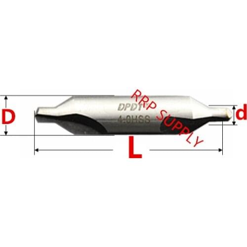 10pcs A type 3.15x8x50mm HSS M2(#6542) center drill, HRC62-64