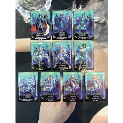10pcs/set Marina2 Awakening Sea Fighter Repaint Original Composite Craft Toys Hobbies Hobby Collectibles Game Collection Cards