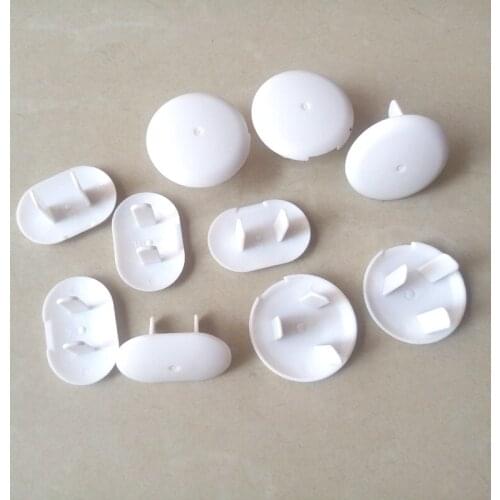 10 Pieces Set American Standard Electrical Safety 2 3 Hole Electric Socket Protector Outlet Plug Children Baby Safety Tools