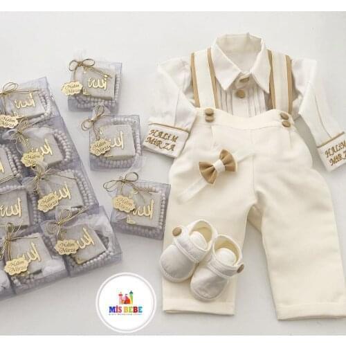 4-Pcs set baby boy clothing personalized outfit custom baby clothes winter spring