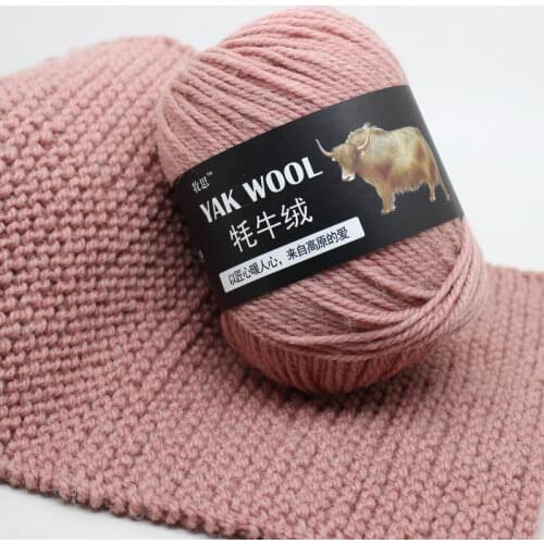 5pcs 500g Yak Wool 3-strand Wool Yarn Hand-knitted Medium Coarse Sweater Coat Yarn Crocheted Scarf Hat Wholesale Wool Yarn