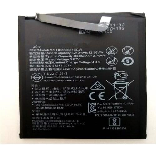 3340mAh HB356687ECW battery For Huawei Nova 2 plus Nova 2i honor 9i huawei G10 Mate 10 lite with Repair Tools