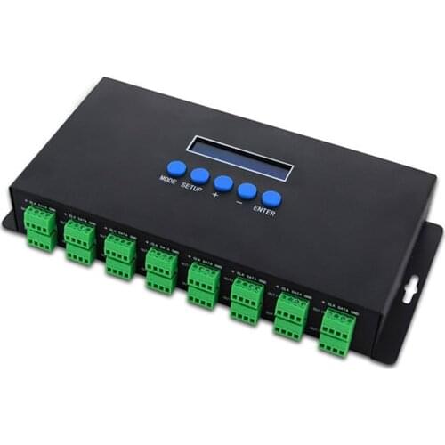 Ethernet-SPI/DMX pixel light controller BC216